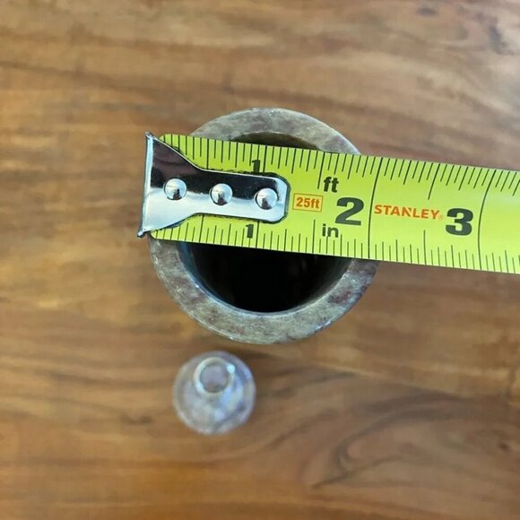 Soapstone Incense Burner 12in High Decorative Celestial Zodiac Moon Sun Marble - Picture 11 of 16